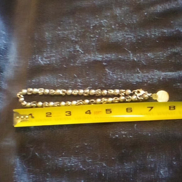 Tiffany & Co 6" choker 8.5" overall bead & link sterling necklace tarnished - Picture 9 of 9